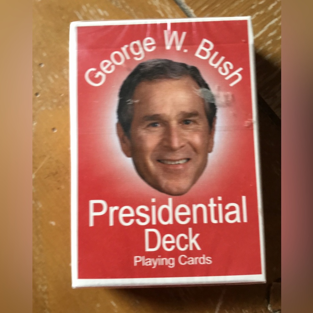 George W Bush Presidential Deck Playing Cards New in Sealed Plastic